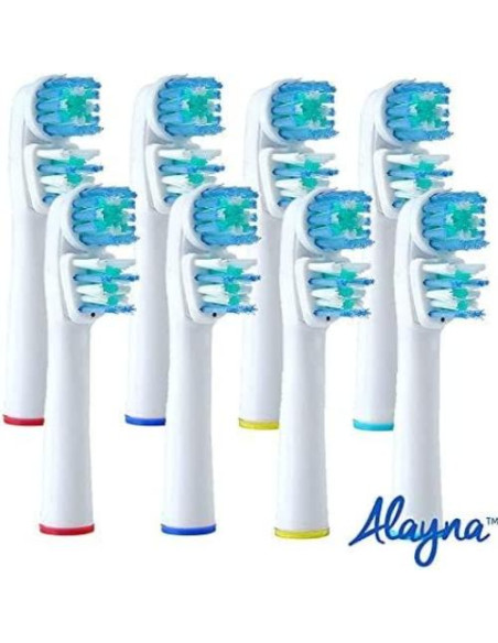 Cabezas de cepillo de repuesto OralB Braun Alayna - Paquete de 8