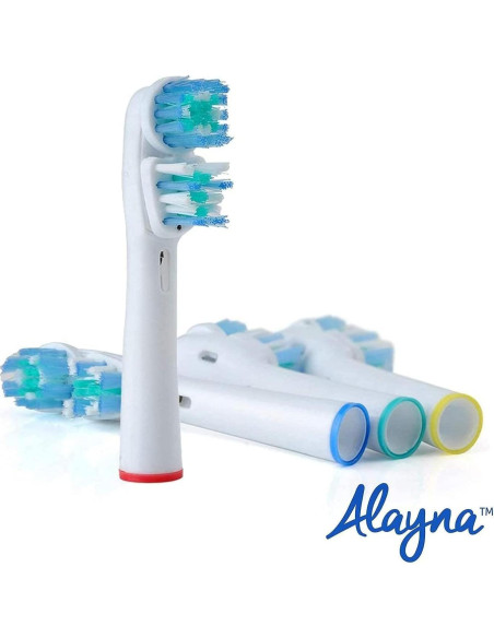 Cabezas de cepillo de repuesto OralB Braun Alayna - Paquete de 8