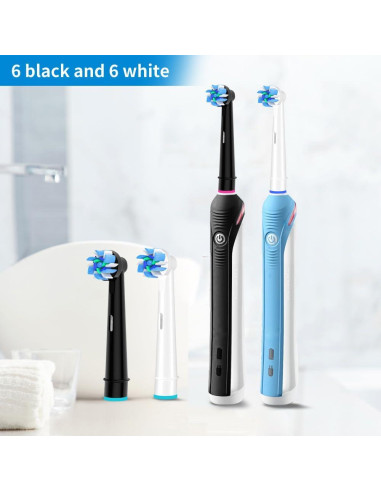 Cabezas de cepillo de dientes Oral B Lader, 12 piezas, limpieza avanzada