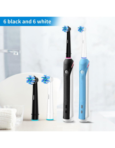 Cabezas de cepillo de dientes Oral B Lader, 12 piezas, limpieza avanzada