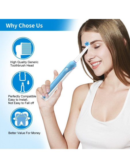 Cabezas de cepillo de dientes Oral B Lader, 12 piezas, limpieza avanzada