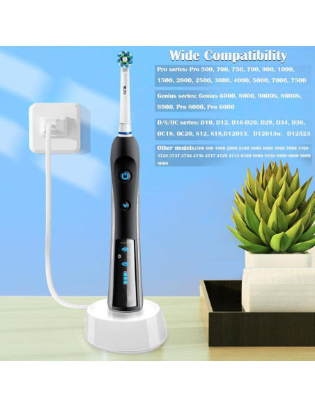 Cargador Inductivo BENACES para Cepillo Oral-B Pro y Genius