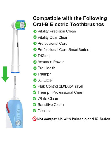 Cabezas de cepillo de dientes Braun Oral-B 16 unidades