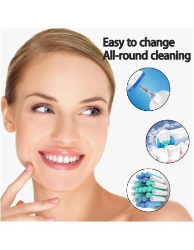 Cabezas de cepillo de repuesto RONSIT para Oral-B - 4 unidades