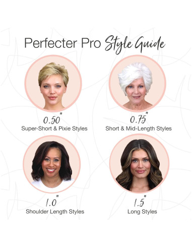 Cepillo Redondo Calentado Calista Perfecter Pro 1.0" (2.54 cm) - Riza y Da Volumen