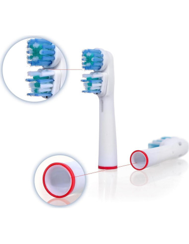 Cabezas de cepillo de repuesto Braun Oral-B Dual Clean - 4 unidades