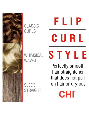 Plancha de Cabello CHI Original Cerámica 1" + Infusión de Seda 177 ml