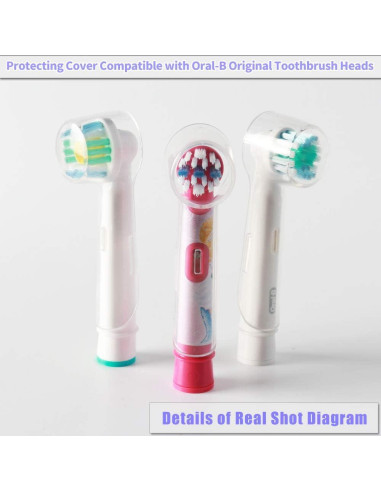 Funda de Viaje y 4 Cubiertas para Cepillo Oral-B - Azul