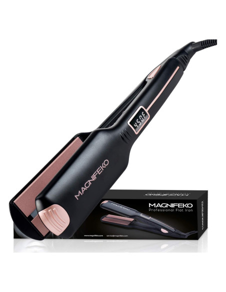 Plancha de Pelo Profesional Magnifeko Titanio Digital 10.16x4.06cm