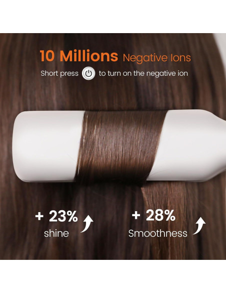 Plancha de Pelo Profesional Faszin FHS-M003 1.65" Titanio