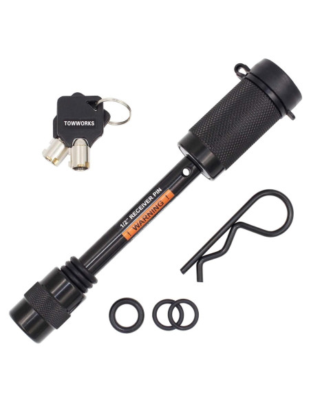 Cerradura de Enganche TowWorks 79661 con Llave Única 1/2"