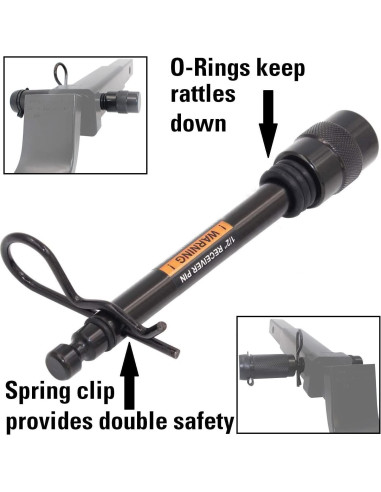 Cerradura de Enganche TowWorks 79661 con Llave Única 1/2"
