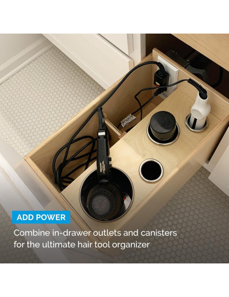 Canasta Docking Drawer 2.0" con Tapa para Herramientas Calientes