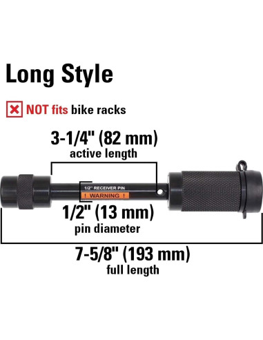 Cerradura de Enganche TowWorks 79661 con Llave Única 1/2"
