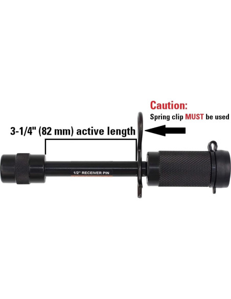 Cerradura de Enganche TowWorks 79661 con Llave Única 1/2"