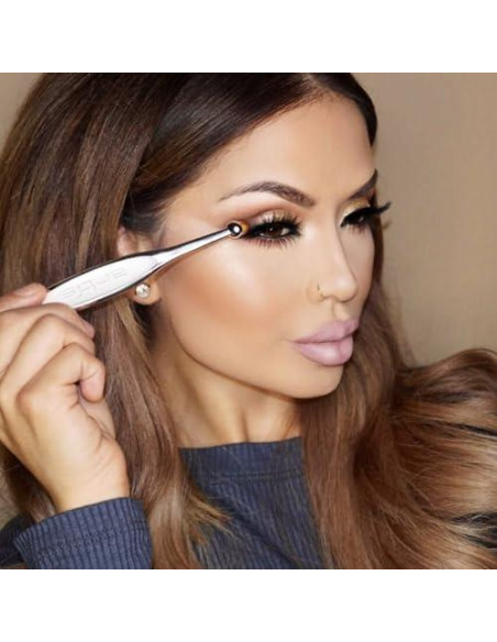 Brocha de Maquillaje Artis Elite Circle 1R Oro Rosa 6.1x22.1cm