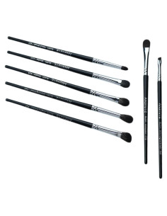 Juego de Brochas para Ojos Anshute 7 Piezas Cerdas Naturales
