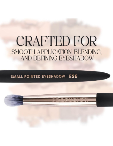 Brocha de Sombra de Ojos Sintética Profusion Cosmetics ES6 - Punta Precisa