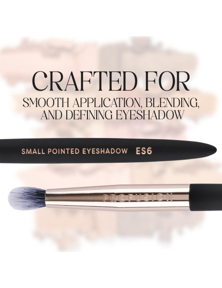 Brocha de Sombra de Ojos Sintética Profusion Cosmetics ES6 - Punta Precisa