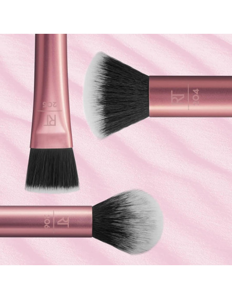 Set de Brochas para Maquillaje Base Perfecta Real Techniques 2.0