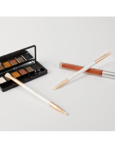 Brocha de Sombra de Ojos Doble Punta DUcare - Maquillaje Profesional