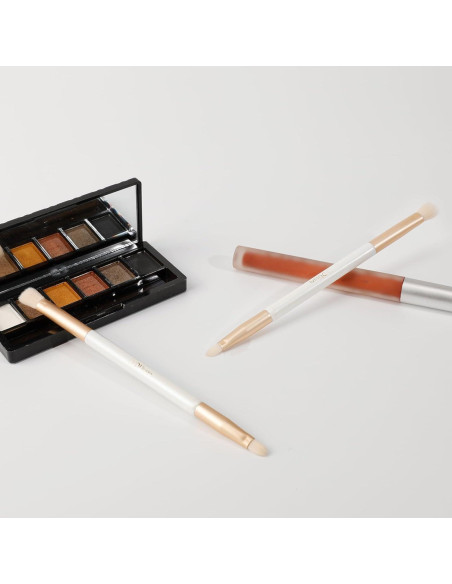Brocha de Sombra de Ojos Doble Punta DUcare - Maquillaje Profesional