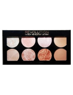 Paleta de Rubor Revolution Beauty 8 Tonos Vegana y Cruelty-Free