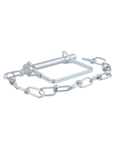 Pasador de Seguridad CURT 25035 con Cadena 30.48 cm Zinc