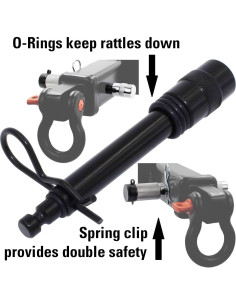 Cerradura de Enganche TowWorks 79630 5/8" Extra Largo 8.3 cm 2