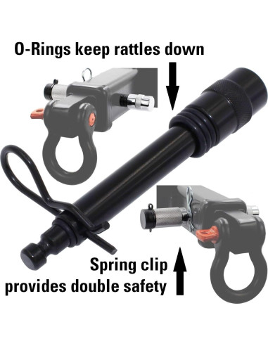 Cerradura de Enganche TowWorks 79630 5/8" Extra Largo 8.3 cm