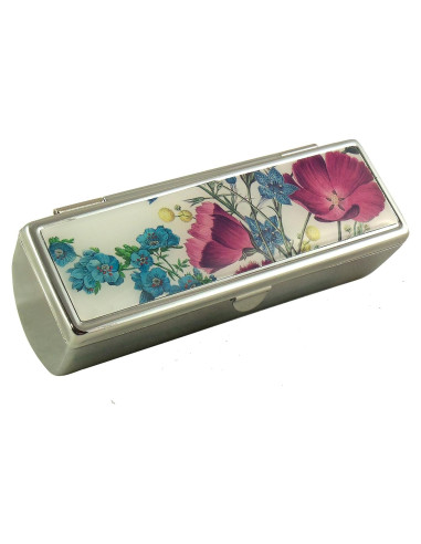 Estuche de Labial Houder con Espejo - Terciopelo Violeta