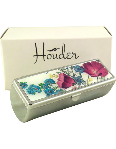 Estuche de Labial Houder con Espejo - Terciopelo Violeta