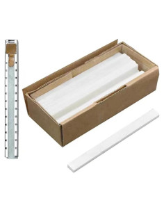 Soporte de piedra de jabón HZXSDEG con 14 recargas blancas