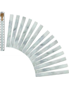 Soporte de piedra de jabón HZXSDEG con 14 recargas blancas 2