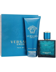 Set de Viaje Versace Eros para Hombre - EDT 48.2ml + Gel 96.4ml 2