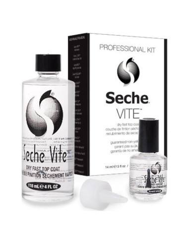 Kit Top Coat Secado Rápido Seche Vite 148ml + 118ml