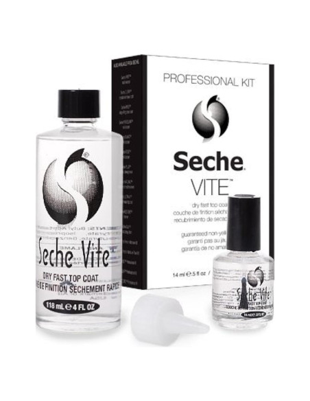 Kit Top Coat Secado Rápido Seche Vite 148ml + 118ml