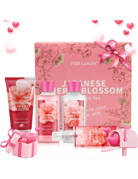 Set de Cuidado Corporal PP Beauty - 4 Piezas Viaje Flor de Cerezo