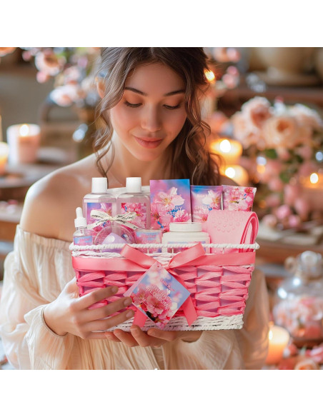 Canasta de Regalo de Spa de Lujo Saint Roy 12 Piezas