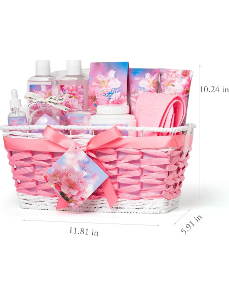 Canasta de Regalo de Spa de Lujo Saint Roy 12 Piezas