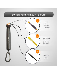 Soporte de Crayón de Metal Trustic para Crayones de 12.7 mm 2