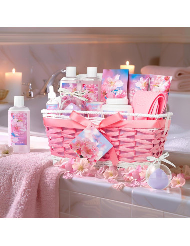Canasta de Regalo de Spa de Lujo Saint Roy 12 Piezas