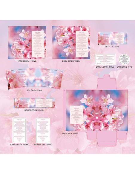 Canasta de Regalo de Spa de Lujo Saint Roy 12 Piezas