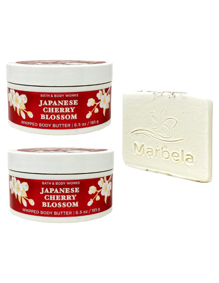 Conjunto Manteca Corporal Flor de Cerezo Japonesa Bath & Body Works 2 Pack