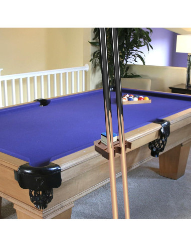 Soporte de Taco de Billar Eorbow de Madera Sapele 4 Agujeros