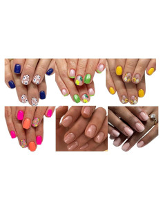 Set de Uñas Postizas SPLOCUDU 144 Piezas 6 Estilos