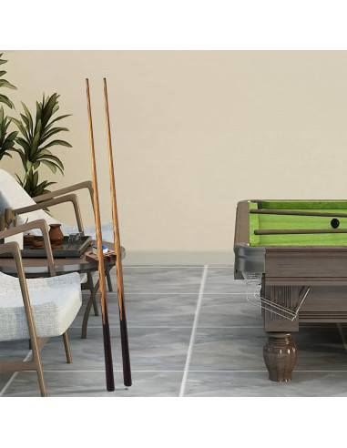 Soporte de Taco de Billar Eorbow de Madera Sapele 4 Agujeros