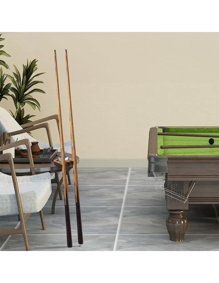 Soporte de Taco de Billar Eorbow de Madera Sapele 4 Agujeros