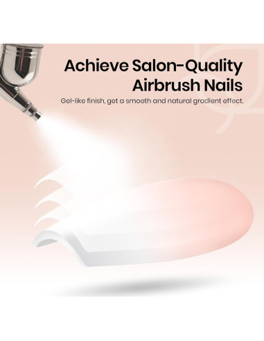 Uñas Postizas Cortas Almendra Ombre Beetles 224 Pcs