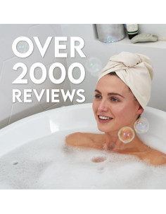 Toalla Turbante Dock & Bay Beige Bali - Súper Absorbente 63x25cm 2